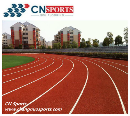 13mm EPDM Granules Sandwich PU Athletic Running Track Soundproof