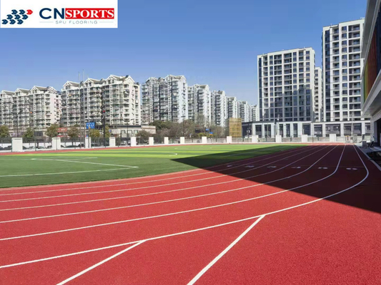 13mm Sandwich Athletic Running Track Waterproof Soundproof Anti Slip