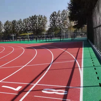 Outdoor Higher Impact Absorption SPU Synthetic Running Track Professional