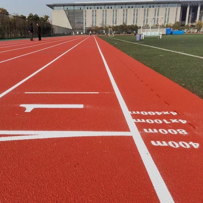 Full Pur Self Knot Spu Rubber Running Track Non Toxic For Indoor Outdoor