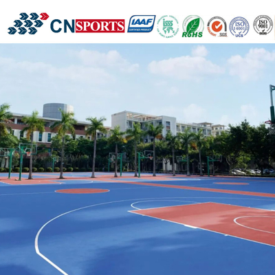 UV Resistance Colorful And Easy Construction Basketball Court Flooring For School