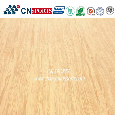 Customized Outdoor / Indoor Basketball Flooring With Wood Texture