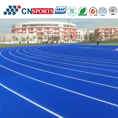 Anti Spike Colorful Jogging Track PU Running Track With Iaaf Certificate