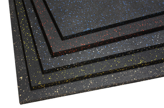 Anti Slip EPDM Rubber Rolls , Sports EPDM Rubber Tiles
