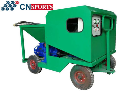 RoHS Running Track Installation Machinery , Heavy Duty Grass Cutting Machine