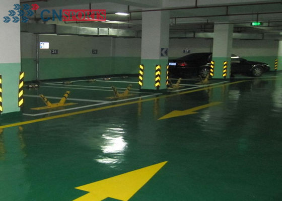 Waterproof Car Park Epoxy Flooring Single Color Anti Abrasion