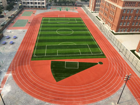 Sandwich Type Rubber Running Track Non Toxic Waterproof  Soundproof