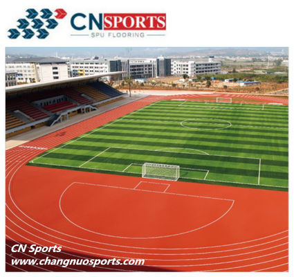 Polyurethane Rubber Athletic Track Anti UV Environmental Friendly