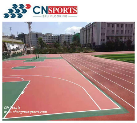 Blue Backyard Multi Sport Court Anti Slip UV Resistant