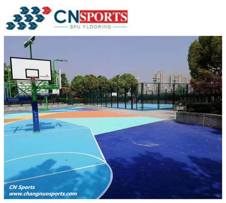 6mm Anti UV Soundproof Basketball Flooring Non Toxic Anti Slide