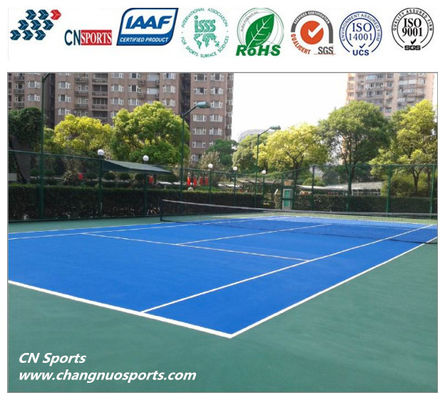 CN-S01 Silicon PU Tennis  Flooring and of High Quality and Anti-Slid and Anti-UV