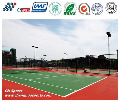 CN-S01 Silicon PU Tennis  Flooring and of High Quality and Anti-Slid and Anti-UV