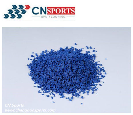 Sky Blue EPDM Rubber Granules Children Playground Running Track
