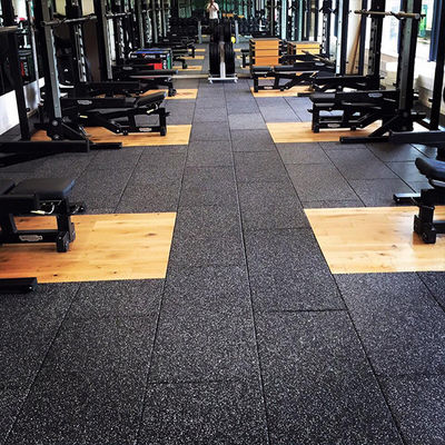 Non Radiation Rubber EPDM Granules Indoor Gym Flooring Shock Absorbing