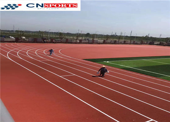 ISO PU Running Track Anti UV Synthetic Jogging Track Sandwich System