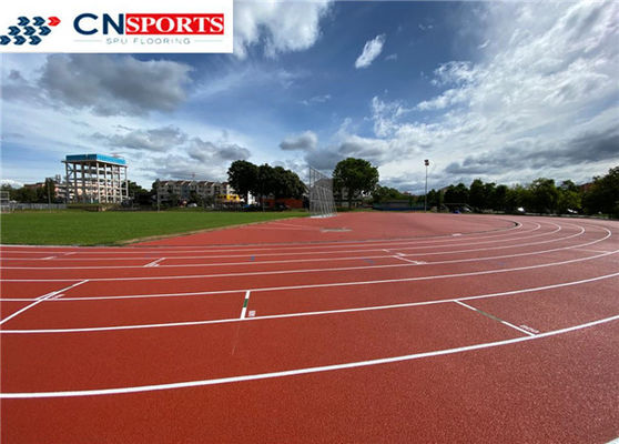 Stadium Rubber Running Track PU Athletic Running Track IAAF certificate Non-Toxic