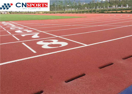 ISO Rubber Running Track Thermal Insulation Anti Spikes