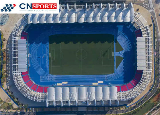 Athletics Rubber Running Track 13mm Synthetic Running Track