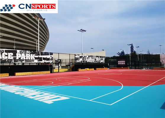 Playground SPU Flooring , Olympic Park Synthetic Basketball Court