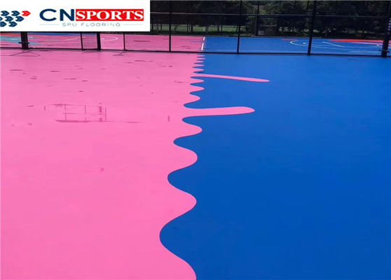 Playground SPU Flooring , Olympic Park Synthetic Basketball Court
