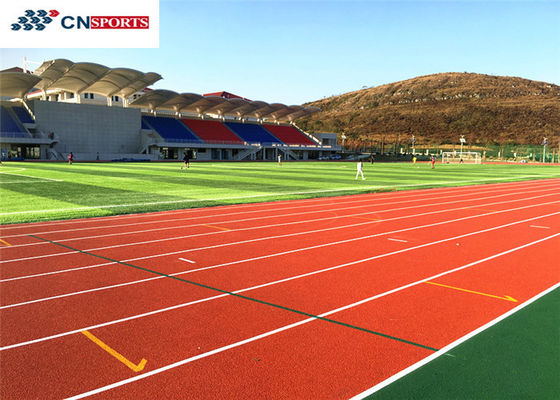 ROHS Stadium Running Track Moderate Hardness Abrasion Resistance