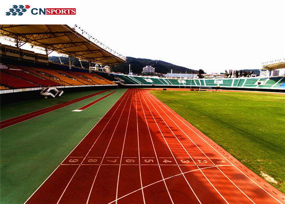 ROHS Stadium Running Track Moderate Hardness Abrasion Resistance
