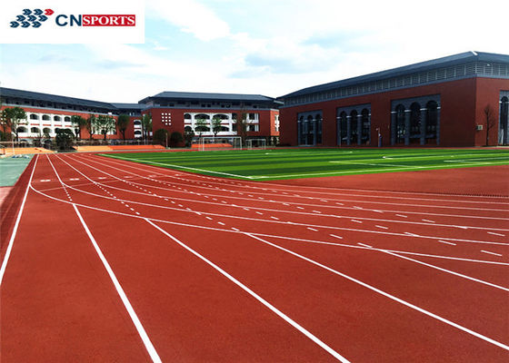 ISSS Seamless Polyurethane Sports Floors Anti Skidding Athletic Running Track