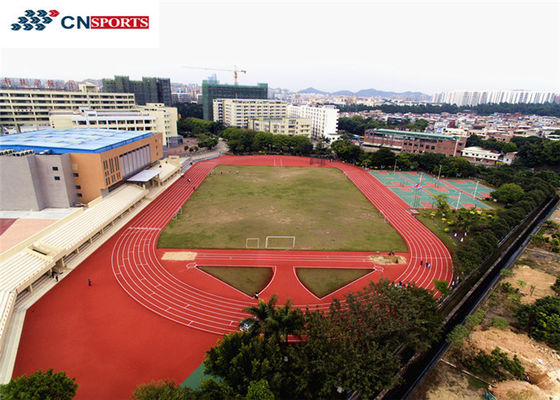 Breathable Plastic Running Track , Wet Pour EPDM Sports Flooring