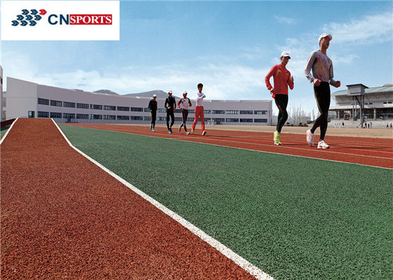 Breathable Plastic Running Track , Wet Pour EPDM Sports Flooring