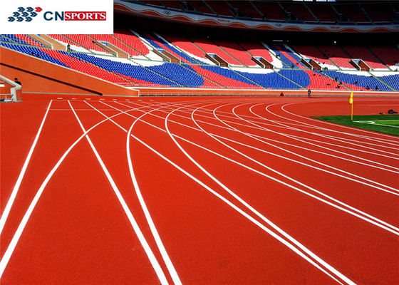 Sports Center RoHS Rubber Running Tracks , IAAF EPDM Jogging Track