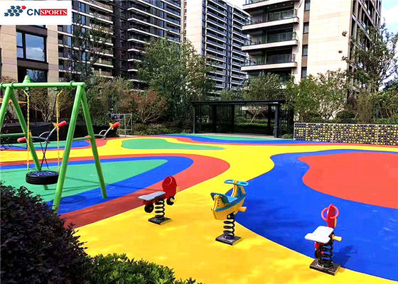 Anti UV Colorful Rubber Pellets For Playground 1.5mm EPDM Rubber Flooring