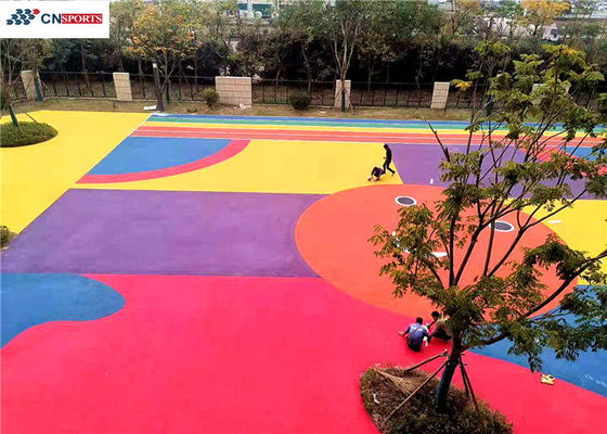 Anti UV Colorful Rubber Pellets For Playground 1.5mm EPDM Rubber Flooring