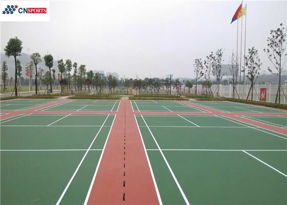 Spu Tennis Court Flooring Weatherable Waterproof Soundproof