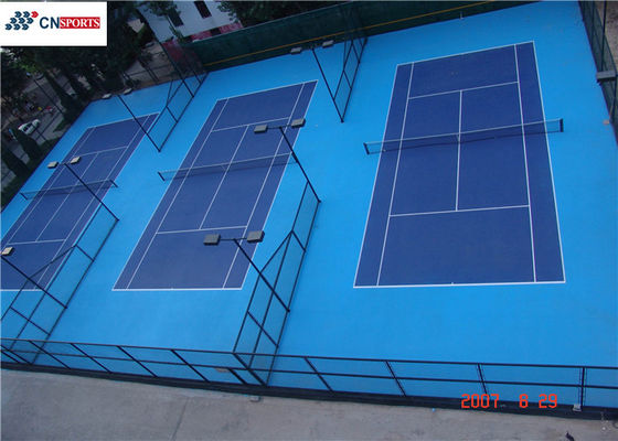 CN-S02 Springback Layer Acrylic Tennis Court Flooring For School