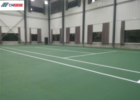 Permeation-Type Primer and High Adhesion And Weatherability Silicon PU Tennis Flooring