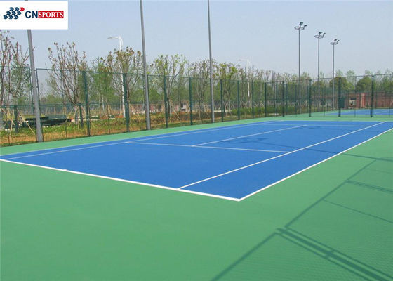 CN-S02 Springback Layer Acrylic Tennis Court Flooring For School