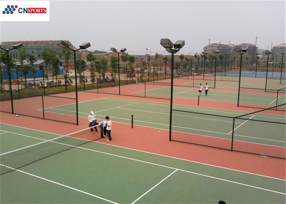 CS-6 Transparent Coat Layer Tennis Athletic Court Flooring High Rebound