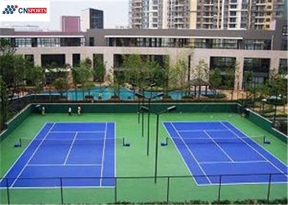 CS-6 Transparent Coat Layer Tennis Athletic Court Flooring High Rebound