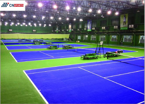 Outdoor 76 Slid Friction Silicon PU Tennis Flooring