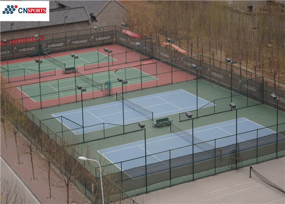 ITF CN-S02  Silicon PU Flooring and Resistant Layer And Concrete Base and Permeation-Type Primer Tennis Flooring