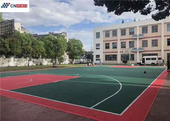Soundproof Outdoor Basketball Court Flooring Silicon PU
