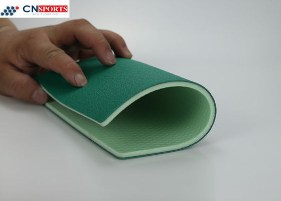 Indoor Synthetic Badminton Court Flooring Foam Elastic