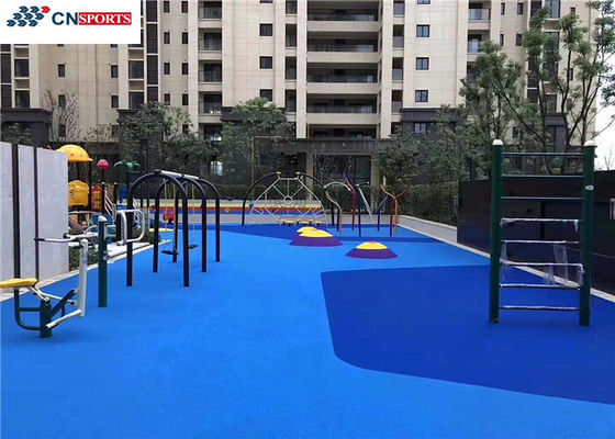 Moving Laminated EPDM RUbber Flooring Environmental Protection Harmless