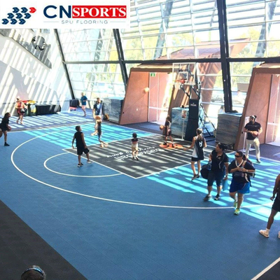 Movable Plastic Tile Floor Suspended PP Interlocking Sports Flooring