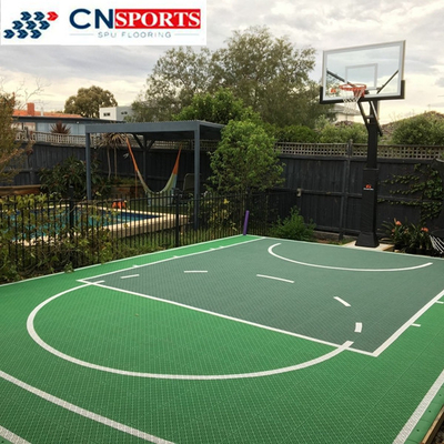 Movable Plastic Tile Floor Suspended PP Interlocking Sports Flooring