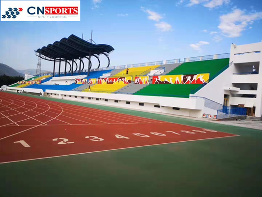 Polyurethane Track And Field Athletic Rubber Synthetic Running Track