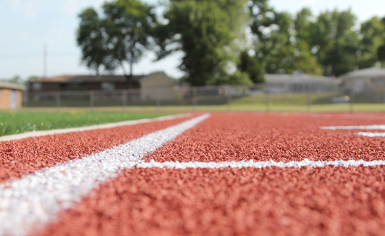 Synthetic Polyurethane Running Athletic Tracks For Playground