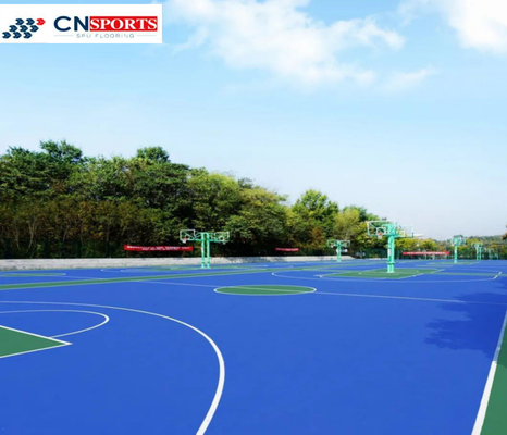 All weather Available Anti-UV Shock Absorption Sports Playground SPU Flooring