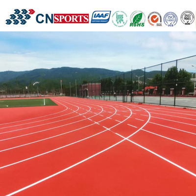Anti Spike Colorful Jogging Track PU Running Track With Iaaf Certificate