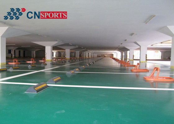Waterproof Car Park Epoxy Flooring Single Color Anti Abrasion